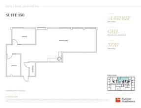2610 Crow Canyon Rd, San Ramon, CA à louer Plan d’étage– Image 1 sur 3