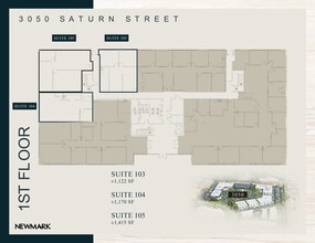 3010-3070 Saturn St, Brea, CA à louer Plan d’étage– Image 1 sur 1