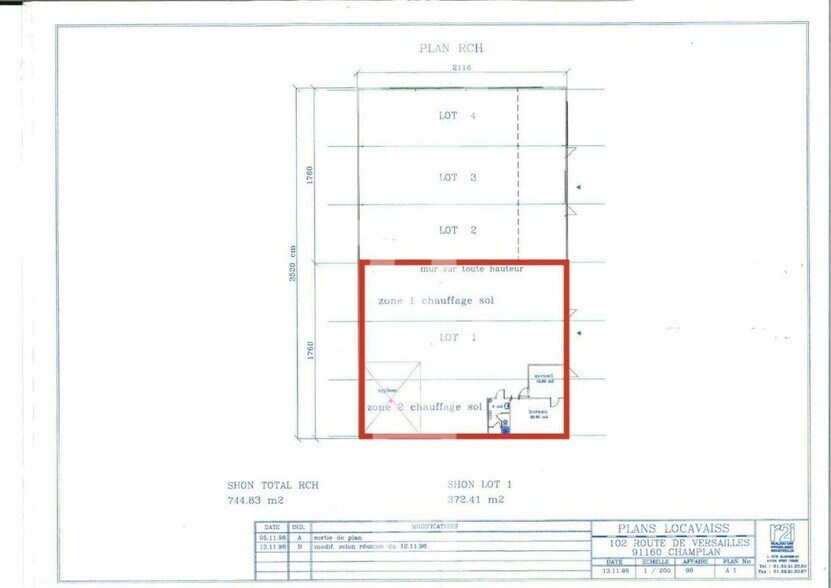 Local commercial dans Champlan à vendre - Plan d’étage – Image 3 sur 6
