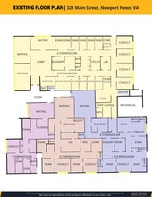 321 Main St, Newport News, VA à louer Plan d’étage– Image 1 sur 1