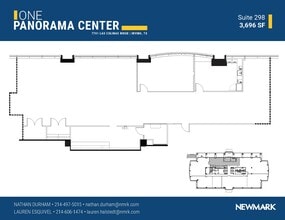 7701 Las Colinas Rdg, Irving, TX à louer Plan d’étage– Image 1 sur 1