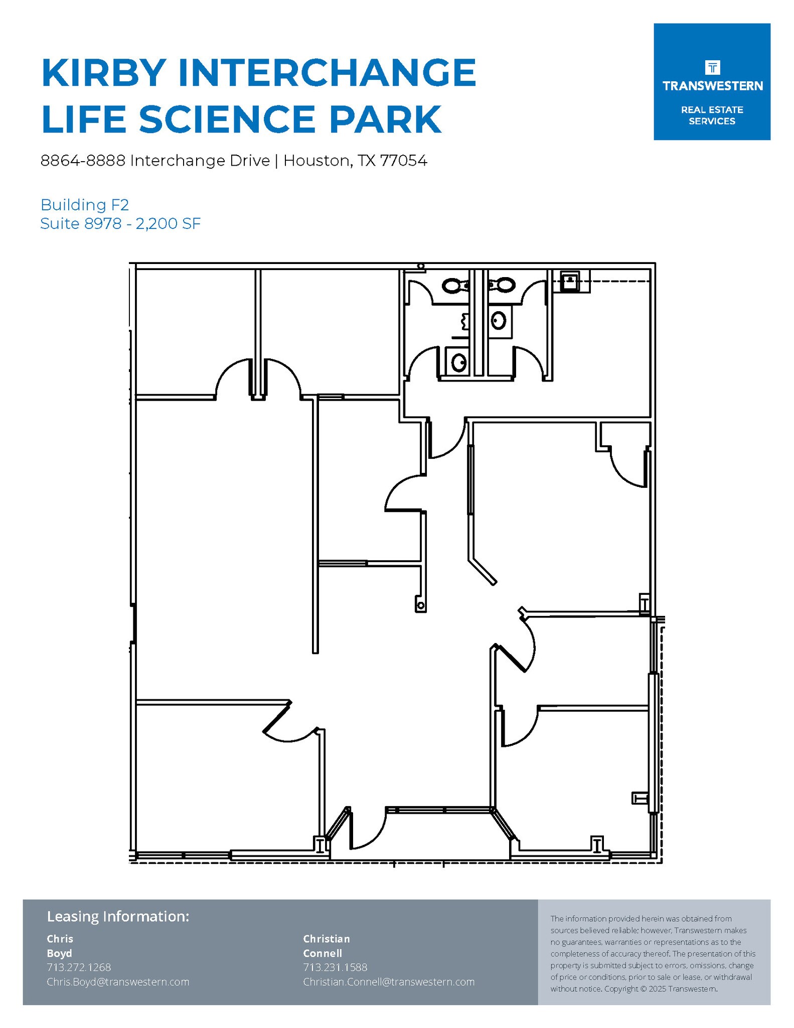 8901-8933 Interchange Dr, Houston, TX à louer Plan d’étage– Image 1 sur 1
