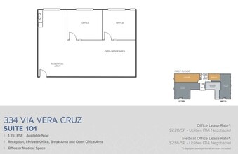 334 Via Vera Cruz, San Marcos, CA à louer Plan d’étage– Image 1 sur 1