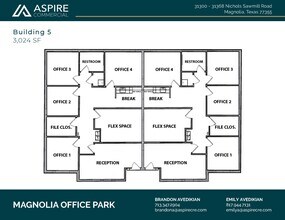 31368 Nichols Sawmill Rd, Magnolia, TX à louer Plan d’étage– Image 2 sur 2