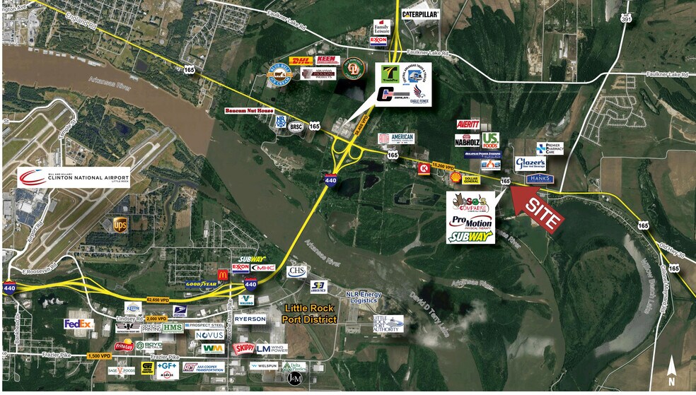 11100 Highway 165, North Little Rock, AR à louer - Aérien – Image 2 sur 2