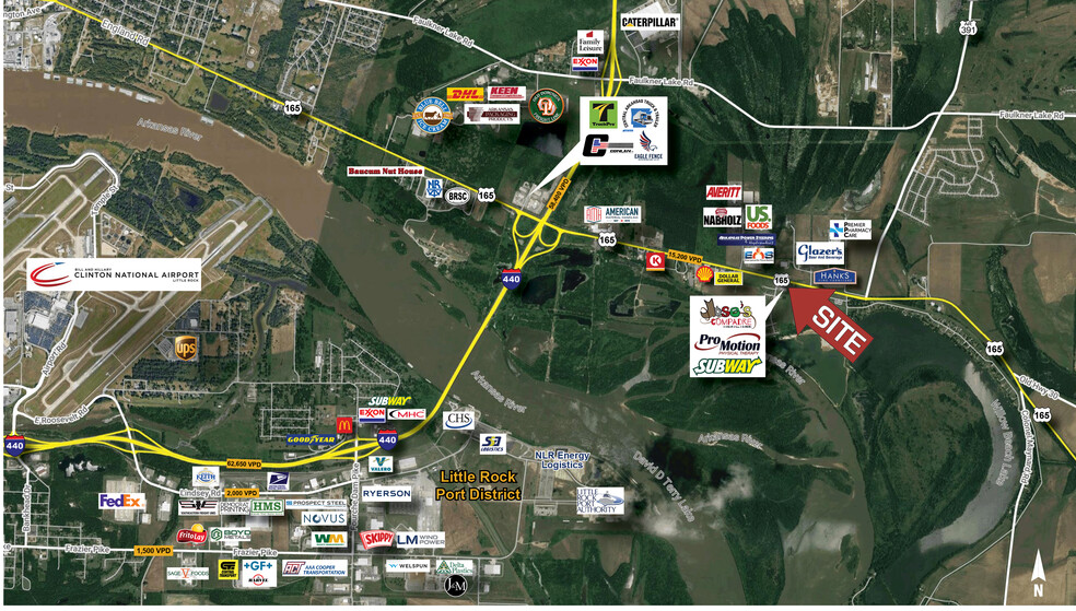 11100 Highway 165, North Little Rock, AR à louer - Aérien – Image 2 sur 2