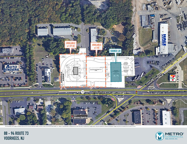 88-94 Route 73, Voorhees, NJ à vendre - Photo de l’immeuble – Image 1 sur 3