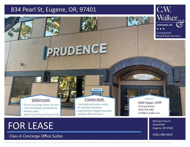 834 Pearl St, Eugene, OR à louer - Photo de l’immeuble – Image 2 sur 12