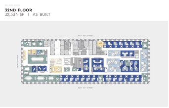 909 Third Ave, New York, NY à louer Plan d’étage– Image 2 sur 2