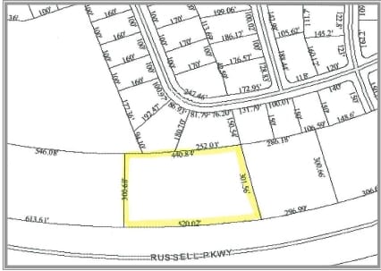 Russell Pkwy & Tharpe Rd, Warner Robins, GA à vendre - Plan cadastral – Image 2 sur 2