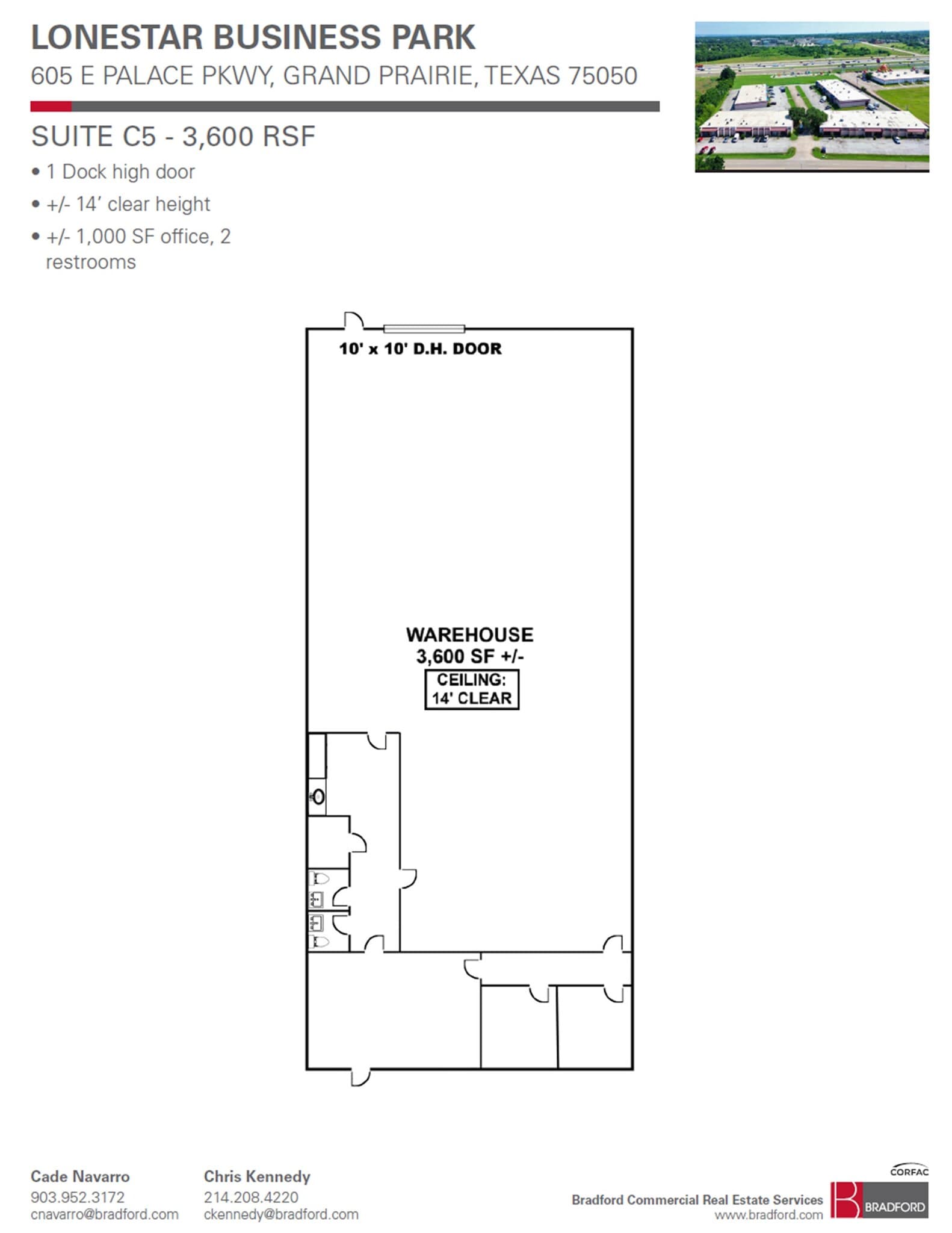605 E Palace Pky, Grand Prairie, TX à louer Plan d’étage– Image 1 sur 1