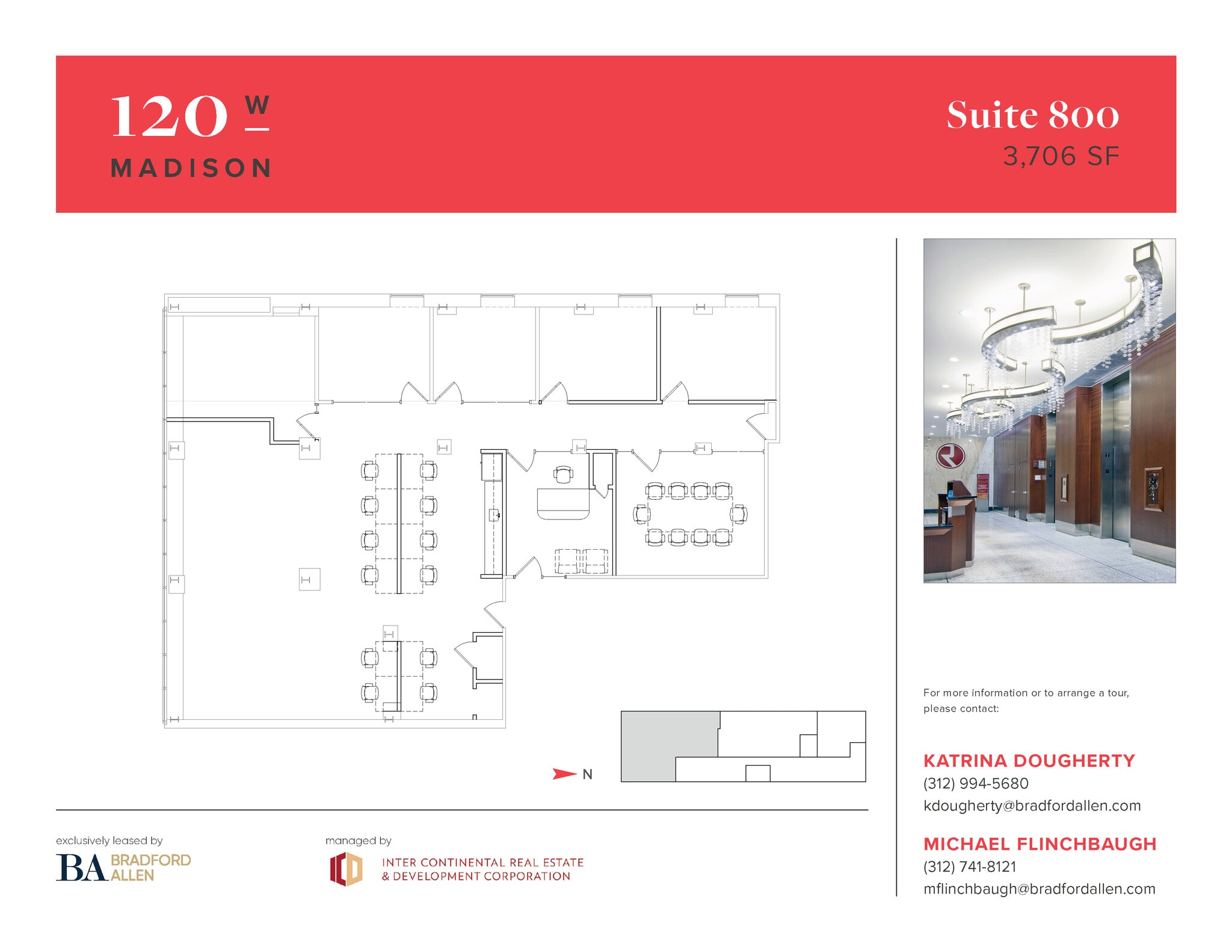 120 W Madison St, Chicago, IL à louer Plan d’étage– Image 1 sur 3