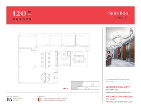 120 W Madison St, Chicago, IL à louer Plan d’étage– Image 1 sur 3