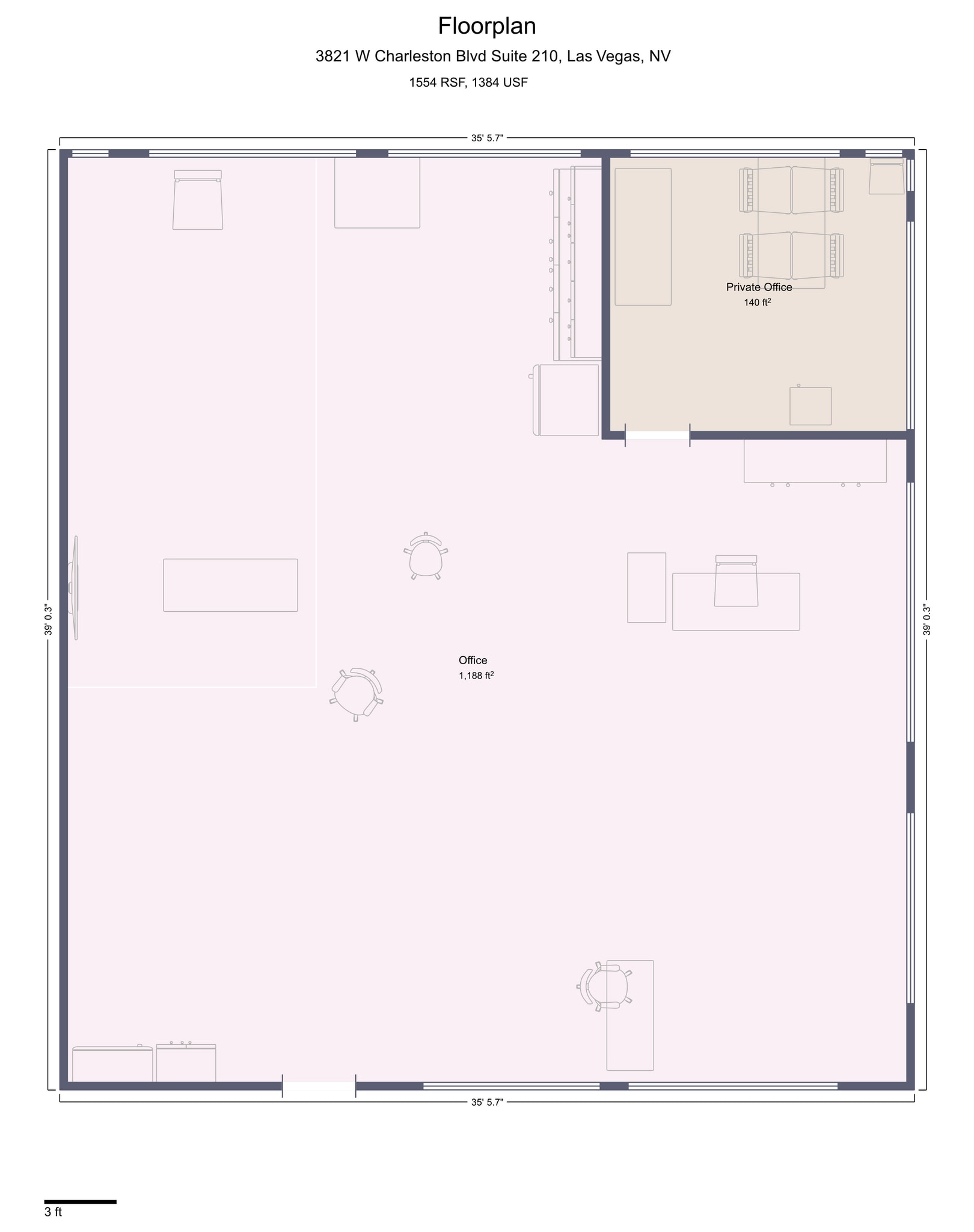 3821 W Charleston Blvd, Las Vegas, NV à louer Photo intérieure– Image 1 sur 4