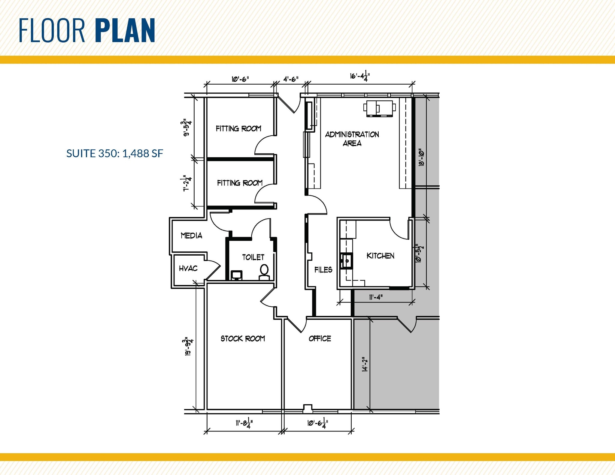7801 York Rd, Towson, MD à louer Plan d’étage– Image 1 sur 1