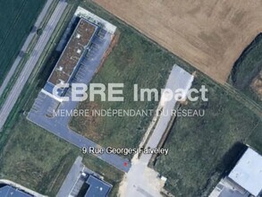 Nuits-Saint-Georges, CDO - Vue aérienne vue de carte