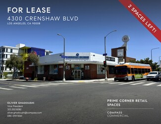 Plus de détails pour 4300 Crenshaw Blvd, Los Angeles, CA - Bureau/Local commercial, Local commercial à louer