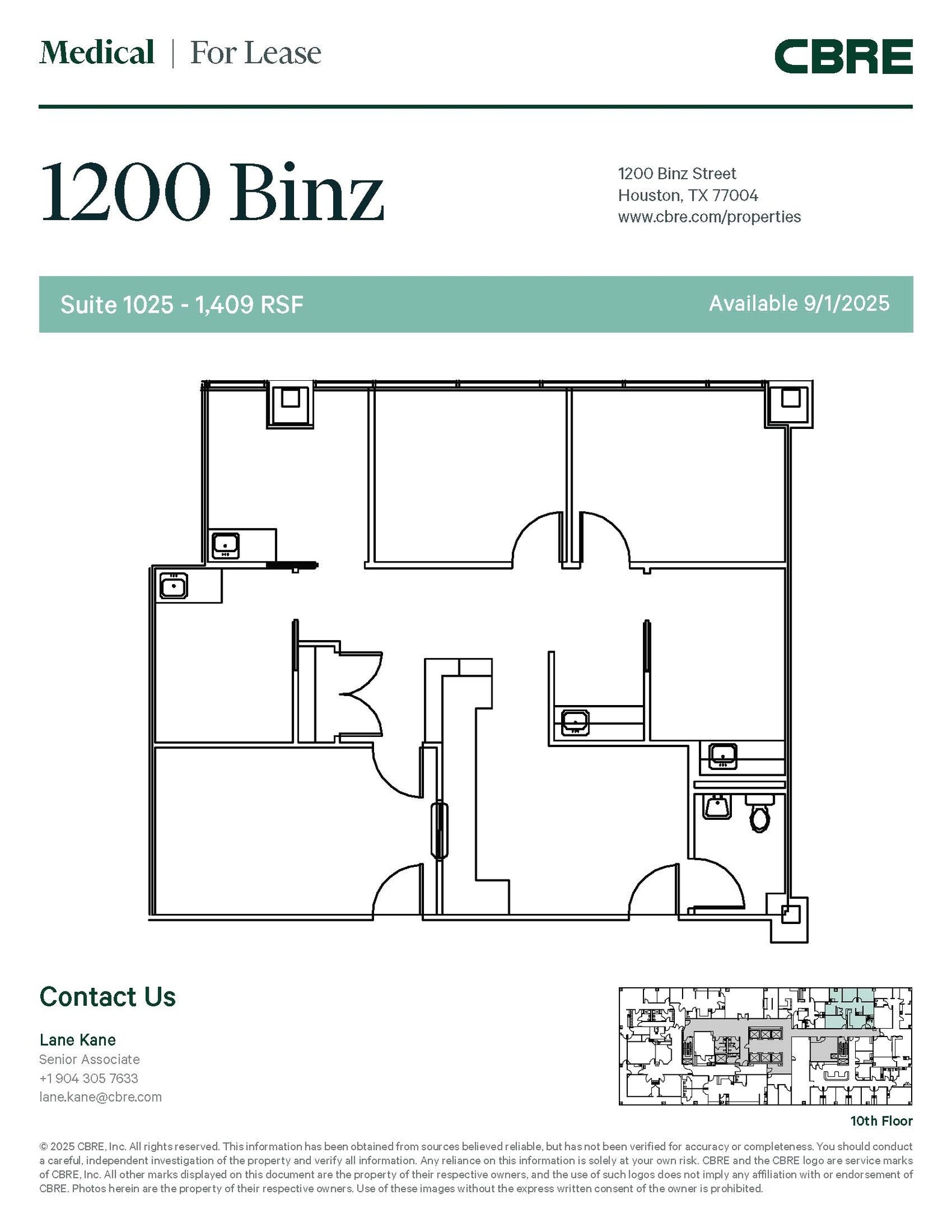 1200 Binz St, Houston, TX à louer Photo de l’immeuble– Image 1 sur 1
