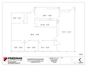 31731 Northwestern Hwy, Farmington Hills, MI à louer Plan d’étage– Image 1 sur 2