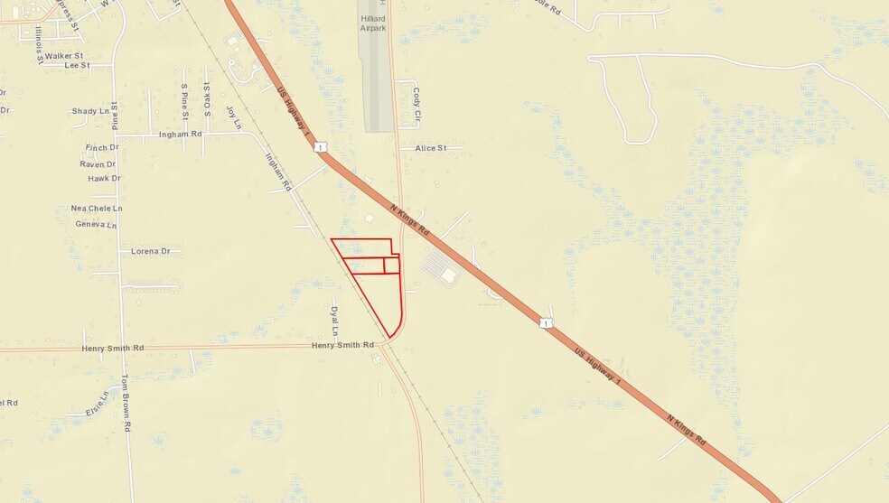 0 Henry Smith Road, Hilliard, FL à vendre - Aérien – Image 2 sur 2