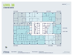 909 Fannin St, Houston, TX à louer Plan d’étage– Image 1 sur 1