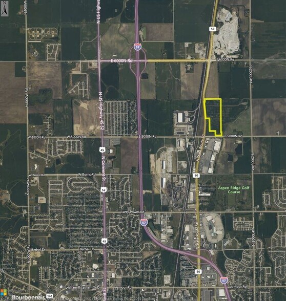 St. George Rd, Bourbonnais, IL à vendre - Aérien – Image 3 sur 4