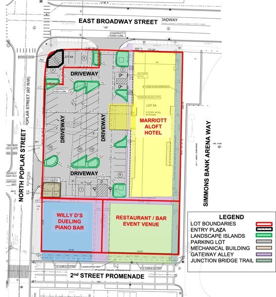 230 E Broadway St, North Little Rock, AR à vendre - Plan de site – Image 2 sur 8