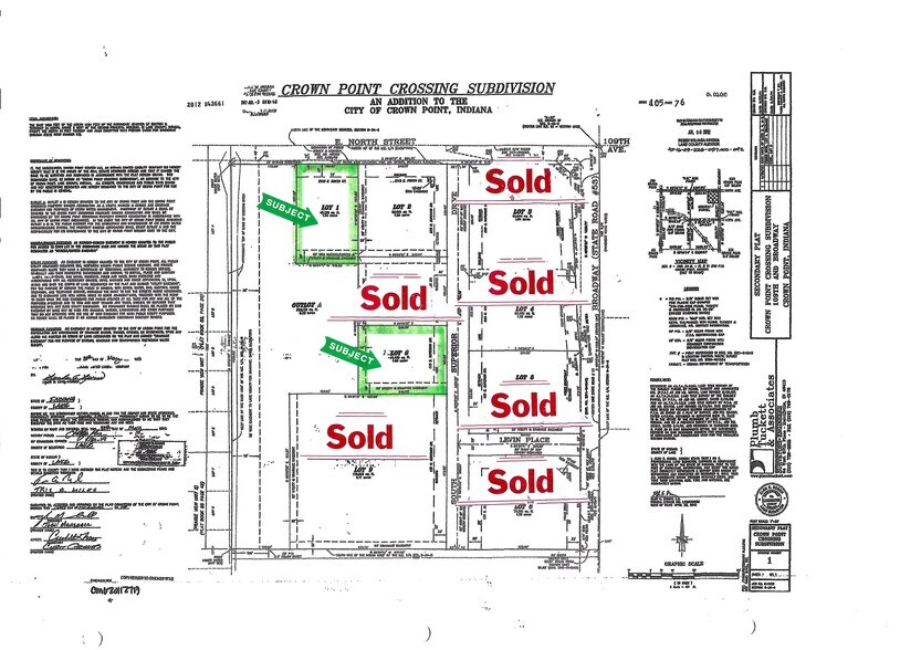 Broadway & 109th St, Crown Point, IN à vendre - Photo de l’immeuble – Image 1 sur 1