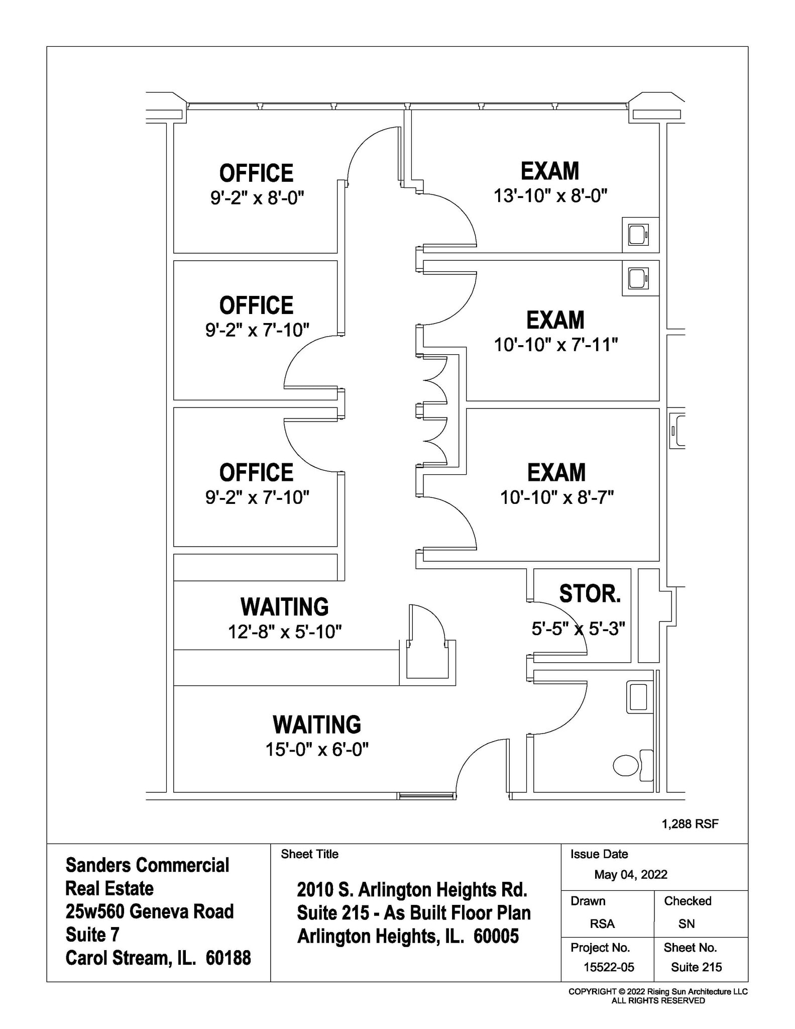 2010 S Arlington Heights Rd, Arlington Heights, IL à vendre Plan d’étage– Image 1 sur 1