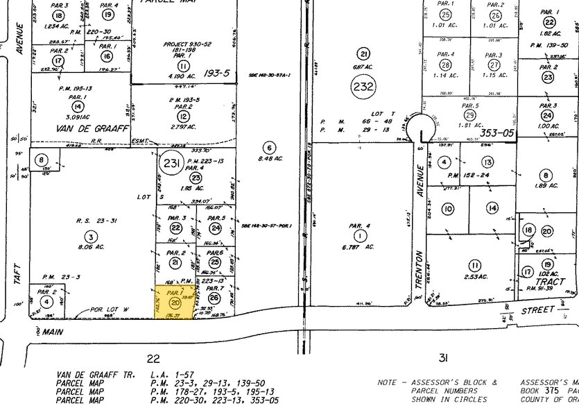 1595 N Main St, Orange, CA à louer - Plan cadastral – Image 2 sur 2