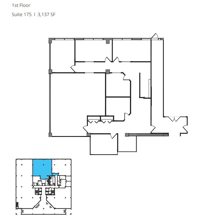 55 Shuman Blvd, Naperville, IL à louer Plan d’étage– Image 1 sur 1