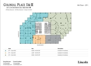 2111 Wilson Blvd, Arlington, VA à louer Plan d’étage– Image 1 sur 1