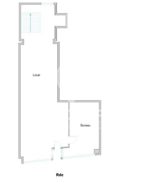 Local commercial dans PARIS à vendre - Plan d’étage – Image 1 sur 3