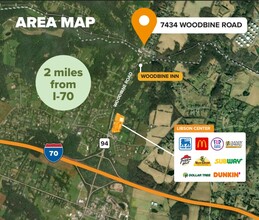 7434 Woodbine Rd, Woodbine, MD - VUE AÉRIENNE  vue de carte