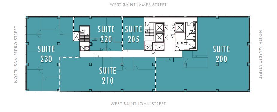 111 W Saint John St, San Jose, CA à louer Plan d’étage– Image 1 sur 1