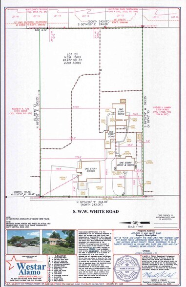 600 S WW White Rd, San Antonio, TX à louer - Plan de site – Image 2 sur 14