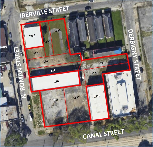 725 Lot E Interior, New Orleans, LA à louer - Aérien – Image 1 sur 1