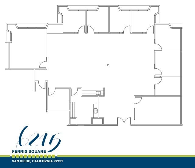 6215 Ferris Sq, San Diego, CA à louer Plan d’étage– Image 1 sur 2