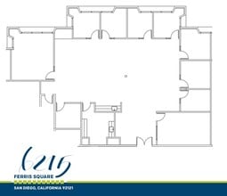 6215 Ferris Sq, San Diego, CA à louer Plan d’étage– Image 1 sur 2