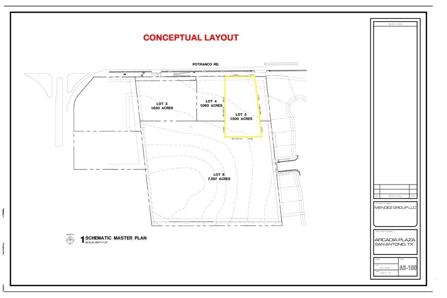 Potranco Road near Arcadia Path, San Antonio, TX à vendre - Plan cadastral – Image 2 sur 2