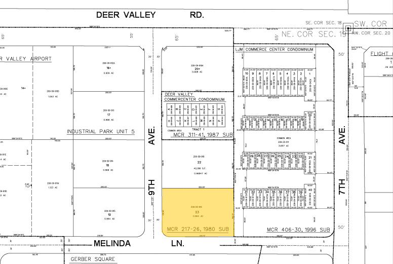 21601 N 9th Ave, Phoenix, AZ à louer - Plan cadastral – Image 2 sur 2