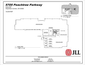 5707 Peachtree Pky, Peachtree Corners, GA à louer Plan d’étage– Image 1 sur 9
