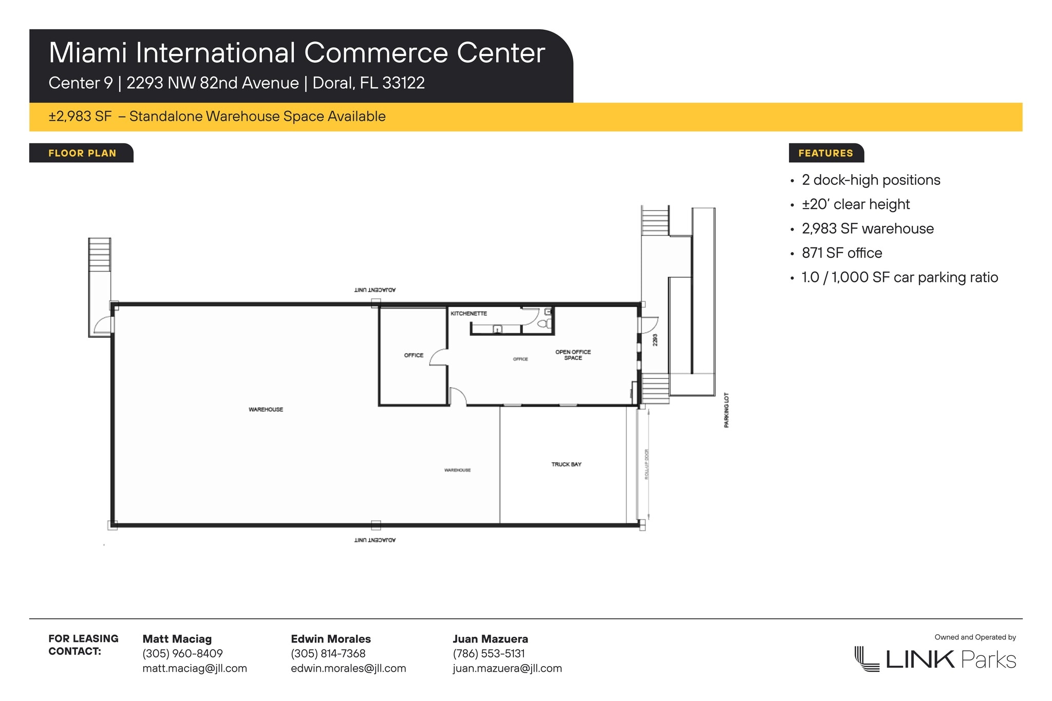 7950-7966 NW 14th St, Miami, FL à louer Plan de site– Image 1 sur 19