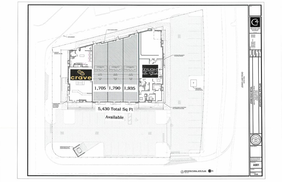 1443 Johns Lake Rd, Clermont, FL à louer - Plan de site – Image 3 sur 3