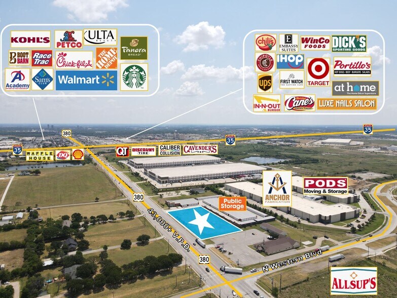 3809 W University Dr, Denton, TX à vendre - Photo de l’immeuble – Image 1 sur 1
