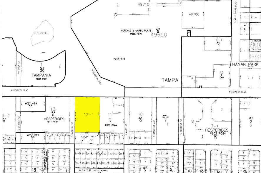 5100 W Kennedy Blvd, Tampa, FL à louer - Plan cadastral – Image 2 sur 15