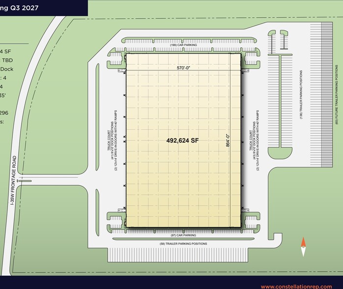 5921 South Fwy, Fort Worth, TX à louer - Plan de site – Image 2 sur 3