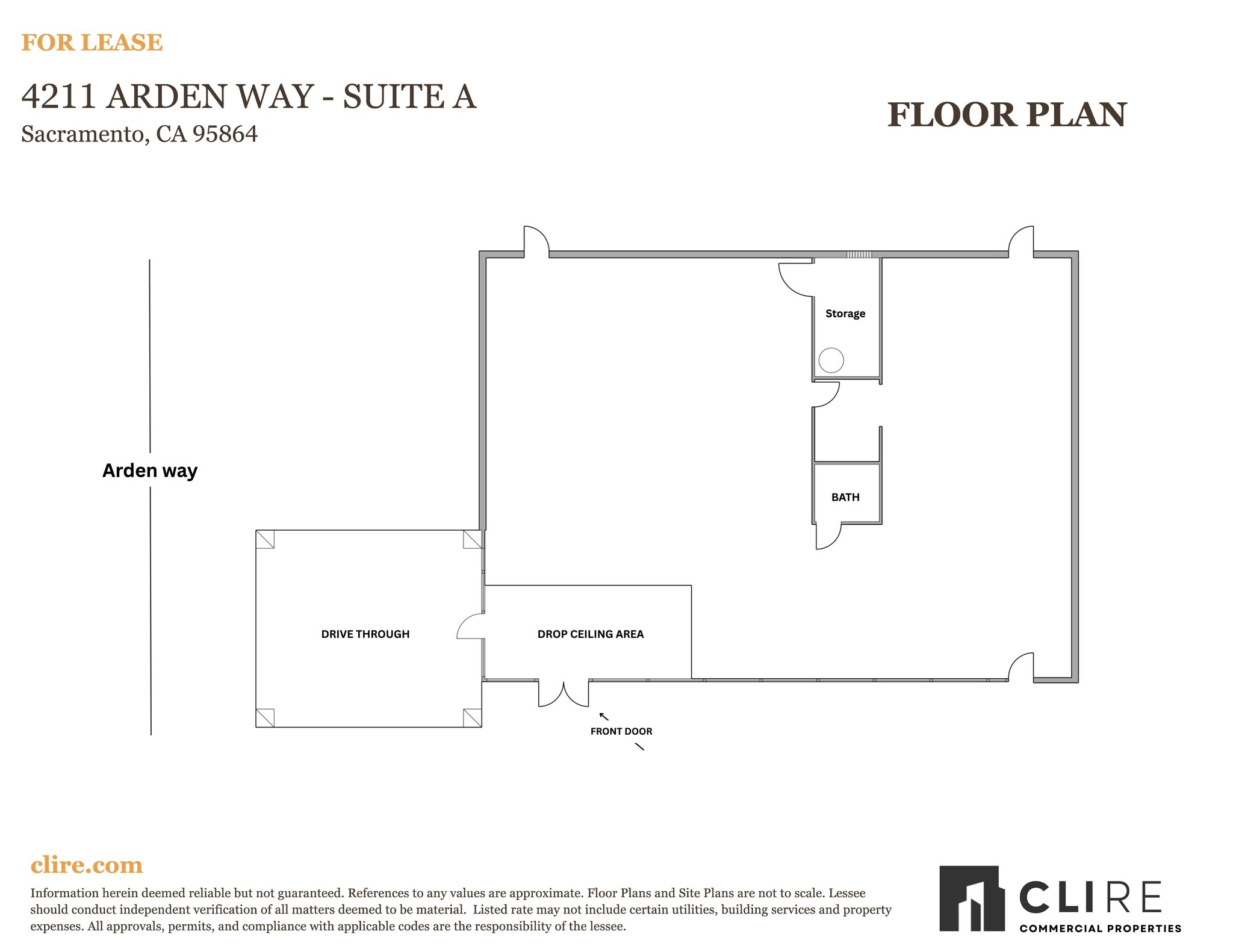 4211-4239 Arden Way, Sacramento, CA à louer Plan de site– Image 1 sur 14