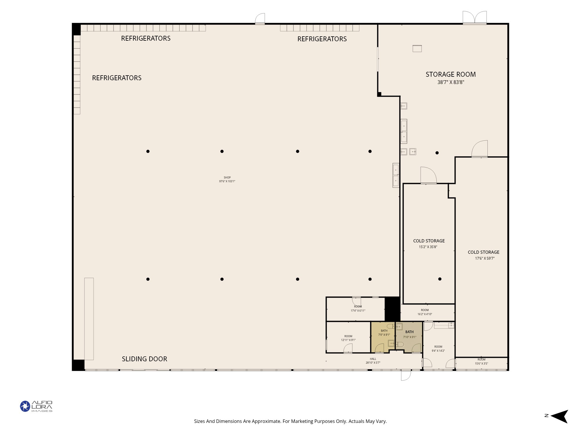 150-192 N Powerline Rd, Pompano Beach, FL à louer Plan d’étage– Image 1 sur 1