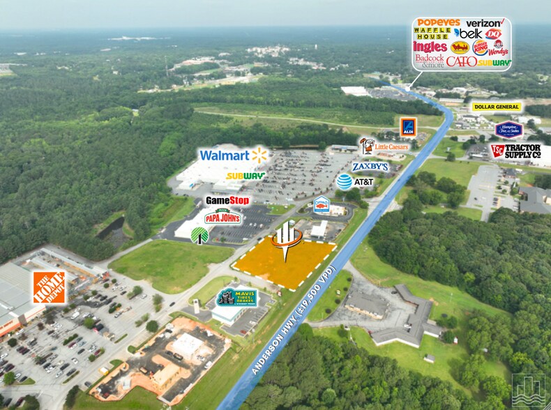 Wal-Mart Dr, Hartwell, GA à vendre - Photo de l’immeuble – Image 3 sur 11